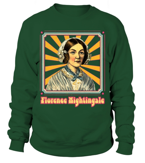 Florence Nightingale Nurse RN Retro Groovy Sweatshirt Unisex