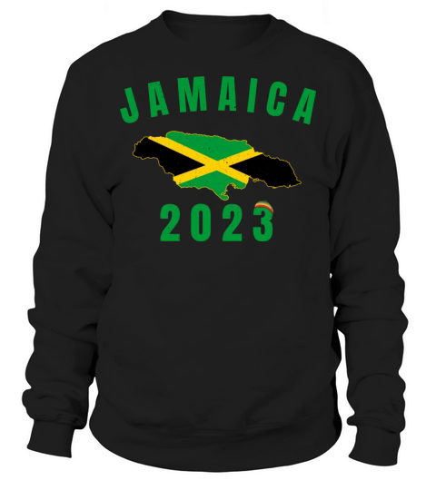 Retro Vintage Jamaica Family Vacation 2023 Sweatshirt Unisex