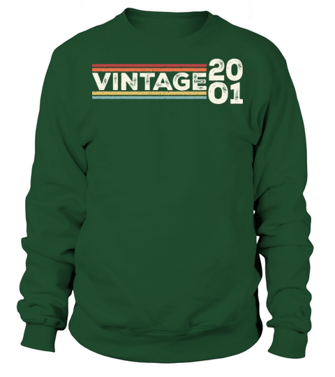 Vintage 2001 Gifts Legend for 22 Years Old - 22nd Sweatshirt Unisex