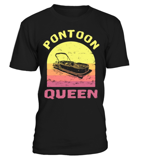 Pontoon Queen Coloured Design T-Shirt Unisex