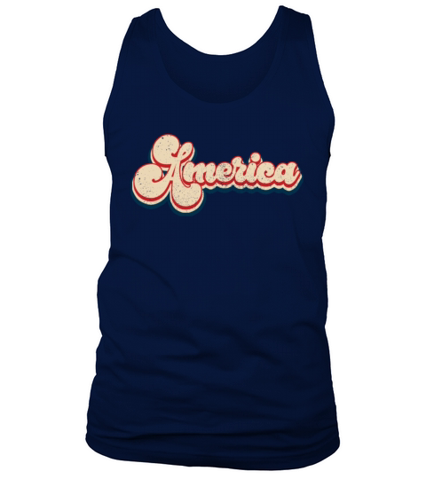 America Patriotic 4th of July Vintage Tank Top Unisex