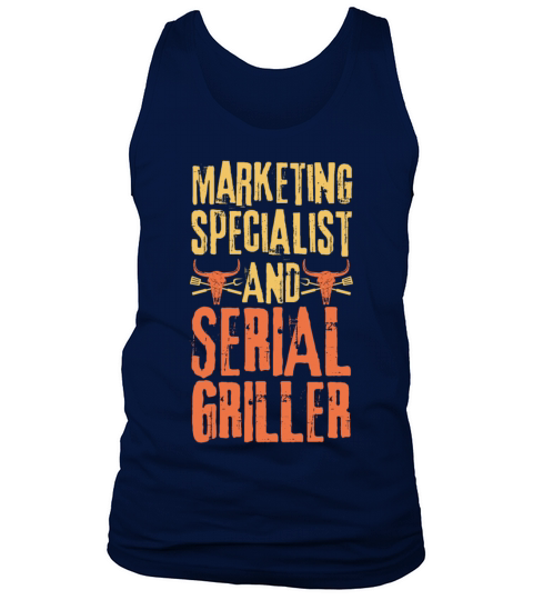 Marketing-specialist and Serial Griller Tank Top Unisex