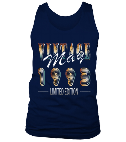 May 1993 vintage birthday vintage retro Tank Top Unisex