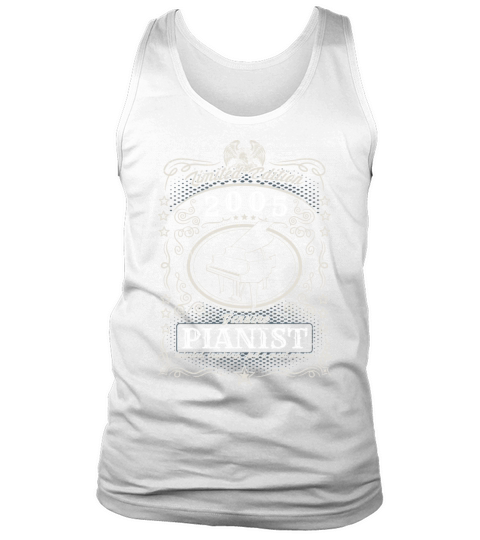 Vintage 2005 Pianist Birthday Gift Piano Player Tank Top Unisex
