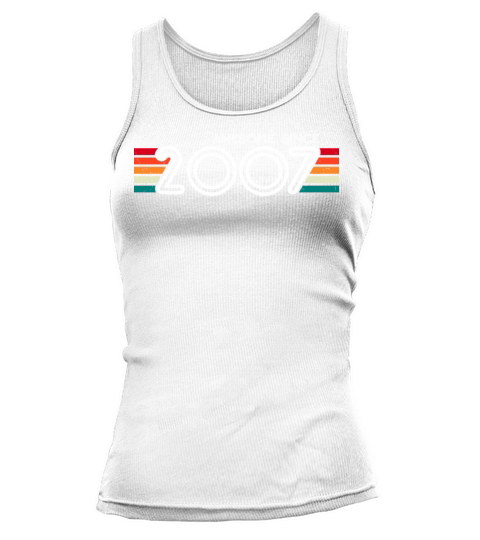 Awesome Since 2007 16th Birthday Gifts 16 Years Tank top Woman