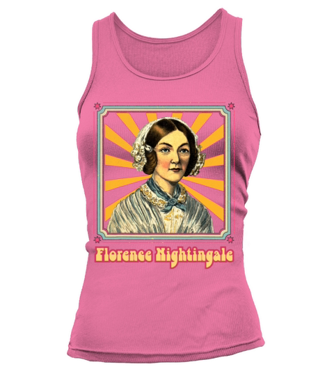 Florence Nightingale Nurse RN Retro Groovy Tank top Woman