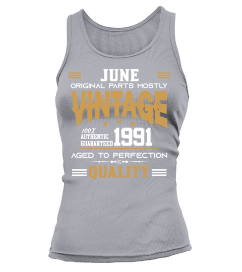 Vintage Aged To Perfection June 1991 Tank top Woman