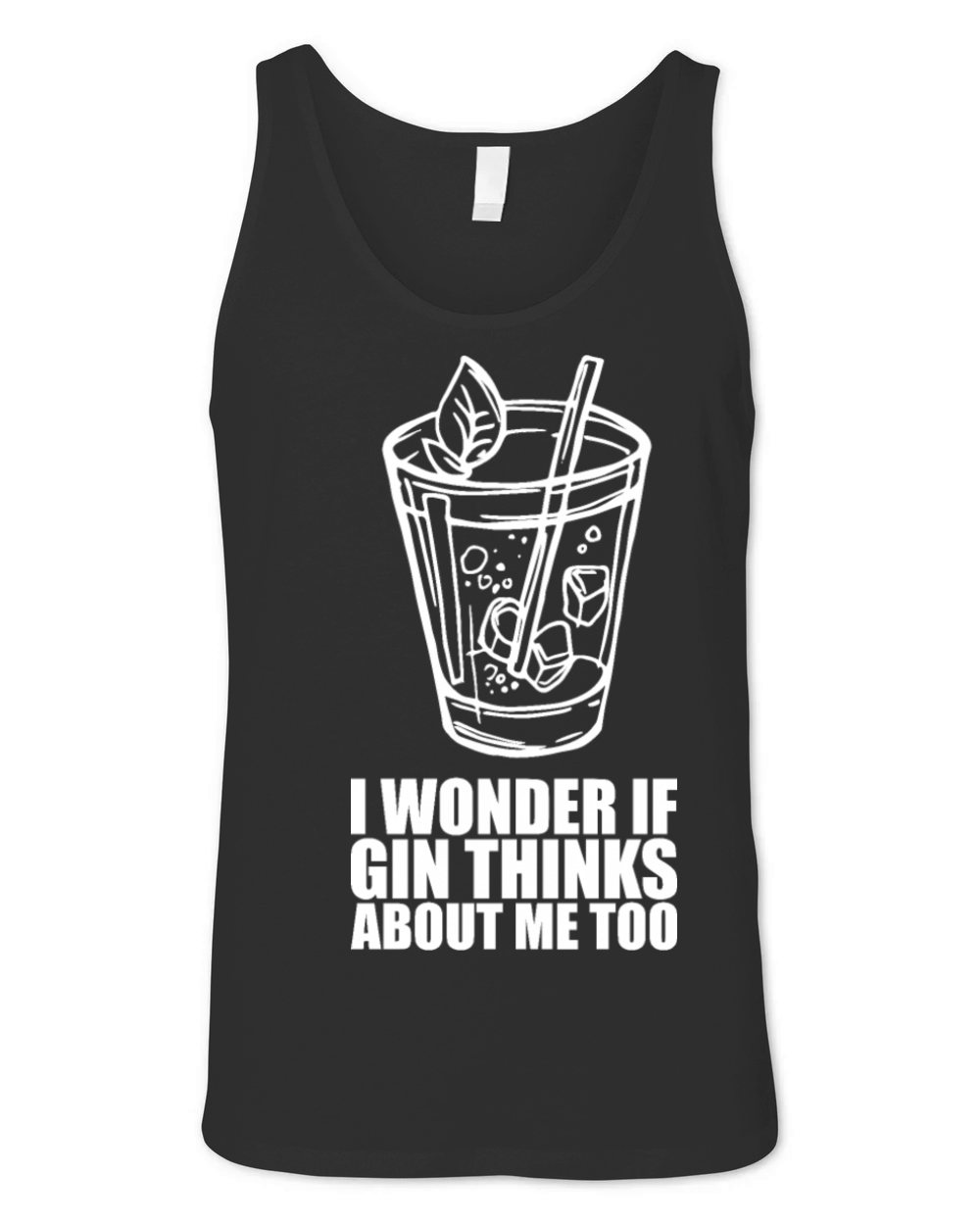 Drinking Gin Pink Gin Gift Unisex Jersey Tank
