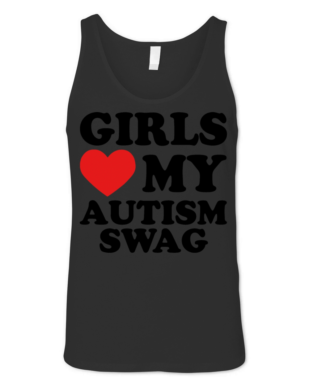 Girls Love My Autism Swag Unisex Jersey Tank