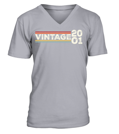 Vintage 2001 Gifts Legend for 22 Years Old - 22nd V-Neck T-shirt