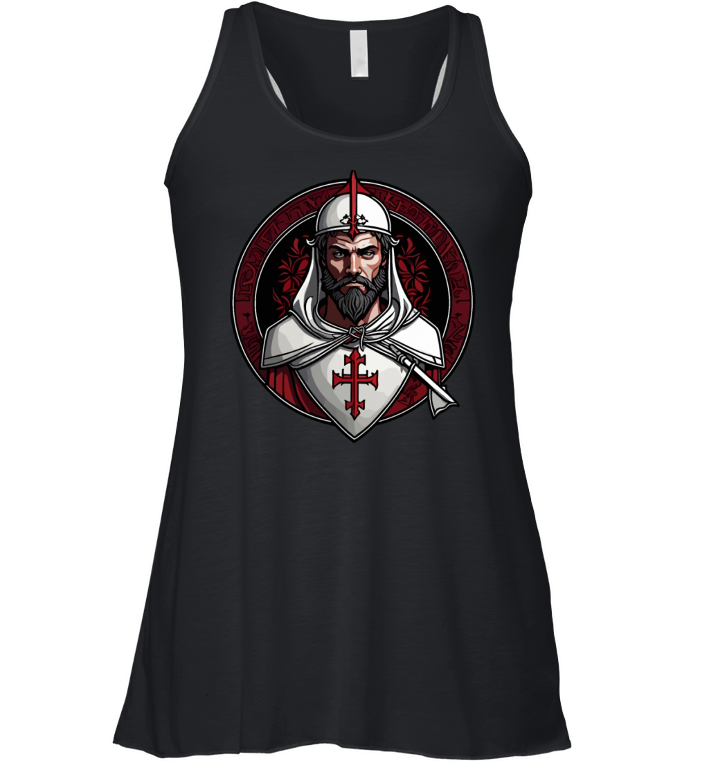 Great Knight Templar Emblem Women's Flowy Tank Top