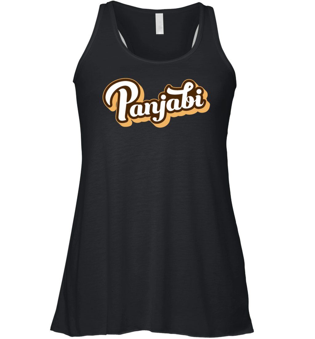 Panjabi Vintage style Design Women's Flowy Tank Top