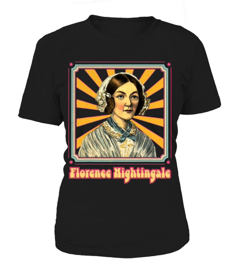 Florence Nightingale Nurse RN Retro Groovy Women's T-Shirt
