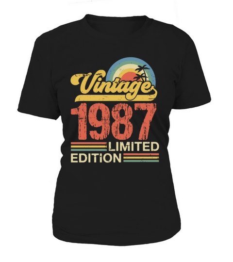 Retro Vintage 1987 Limited Edition Women's T-Shirt