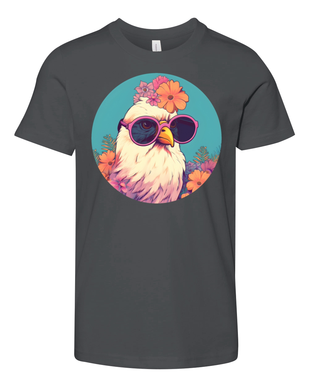 80s 90s Vintage Chicken Style Youth Unisex Jersey Tee