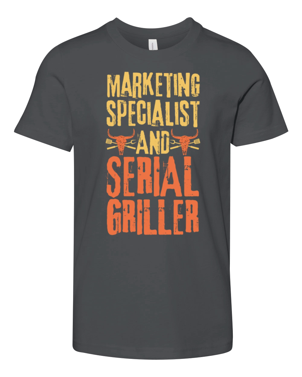 Marketing-specialist and Serial Griller Youth Unisex Jersey Tee