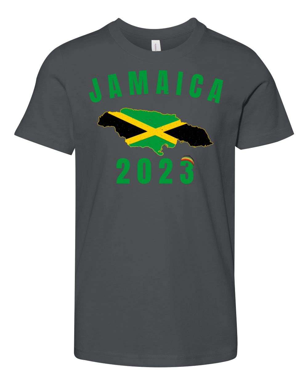 Retro Vintage Jamaica Family Vacation 2023 Youth Unisex Jersey Tee