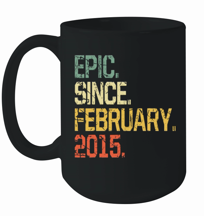 Funny 8 Years Old idea Boys Girls Epic Since Febru Ceramic Mug