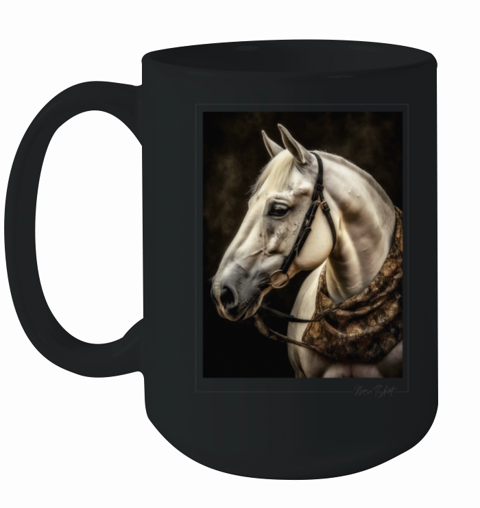 horse vintage style Ceramic Mug