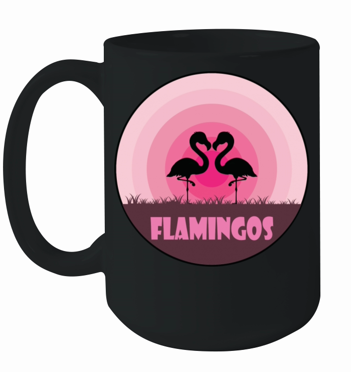 Pink Milf Flamingos Birds Lover Ceramic Mug
