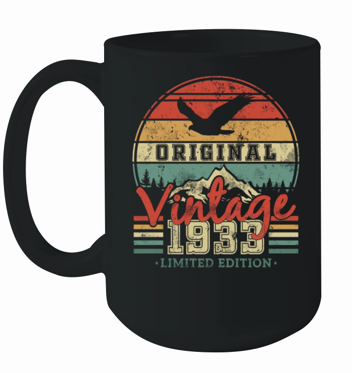 Vintage 1933 Birthday Gift Ceramic Mug