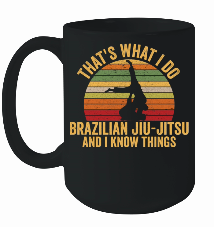 Vintage Brazilian Jiu Jitsu With Funny Quote Great Ceramic Mug