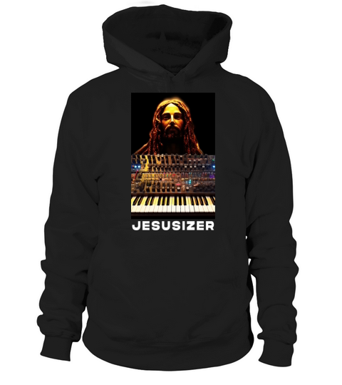 Jesusizer Vintage Jesus Synthesizer Analog Synth Hoodie Unisex