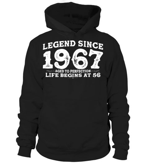 Vintage 1967 Shirt for Men Women 56 Year Old 56th Hoodie Unisex