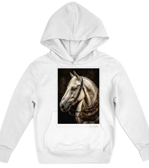 horse vintage style Kids Hoodie