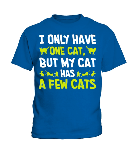 I Only Have One Cat But My Cat Has A Few Cats Kids T-Shirt