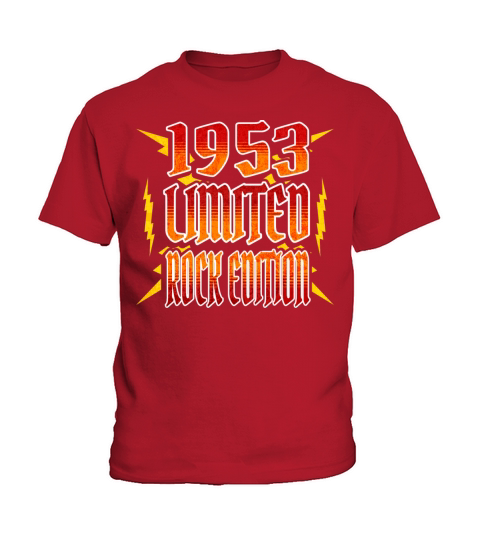 Limited Rock Edition 1953 70th Birthday Rocker Kids T-Shirt