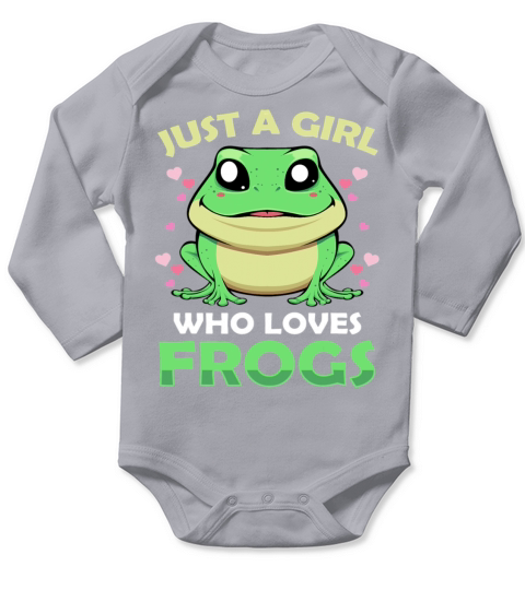 Frog Lover Funny Vintage Retro Fan Tropics Humor Long Sleeve Baby One-Piece