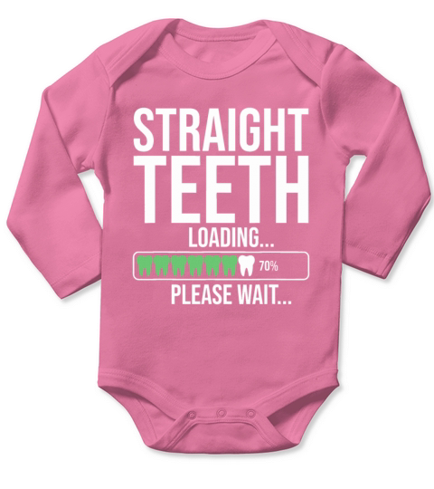 Funny Orthodontic For Men Women Orthodontist Denta Long Sleeve Baby One-Piece