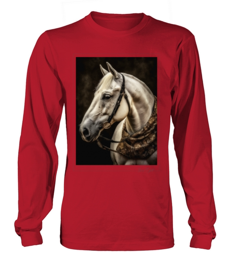 horse vintage style Long sleeved Unisex