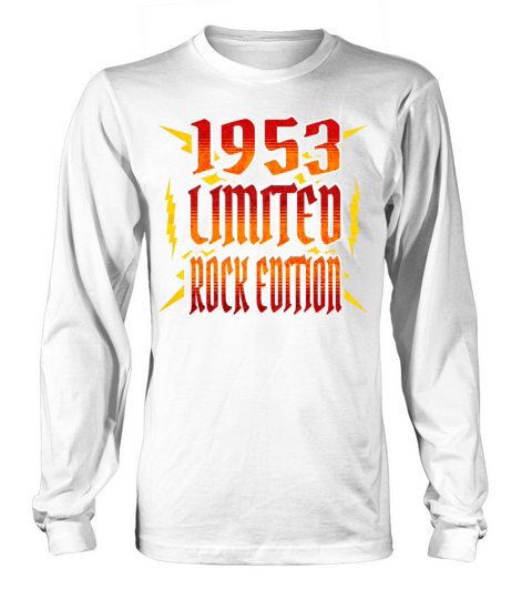 Limited Rock Edition 1953 70th Birthday Rocker Long sleeved Unisex