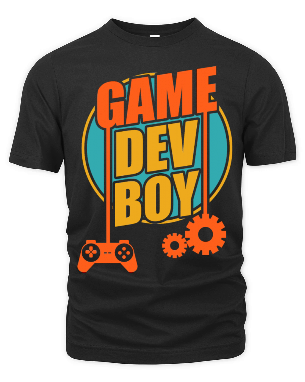 Funny Game Dev Boy Organic Unisex T-shirt