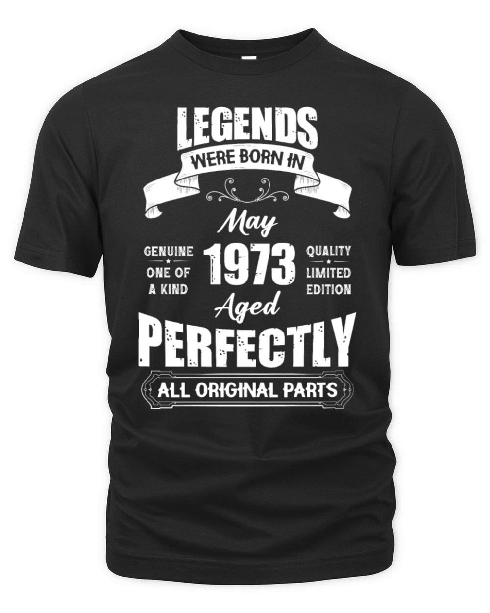 Legends Were Born In May 1973 Birthday Organic Unisex T-shirt