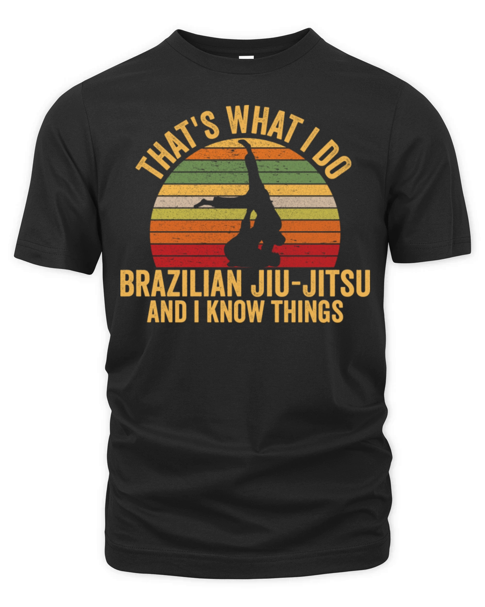 Vintage Brazilian Jiu Jitsu With Funny Quote Great Organic Unisex T-shirt