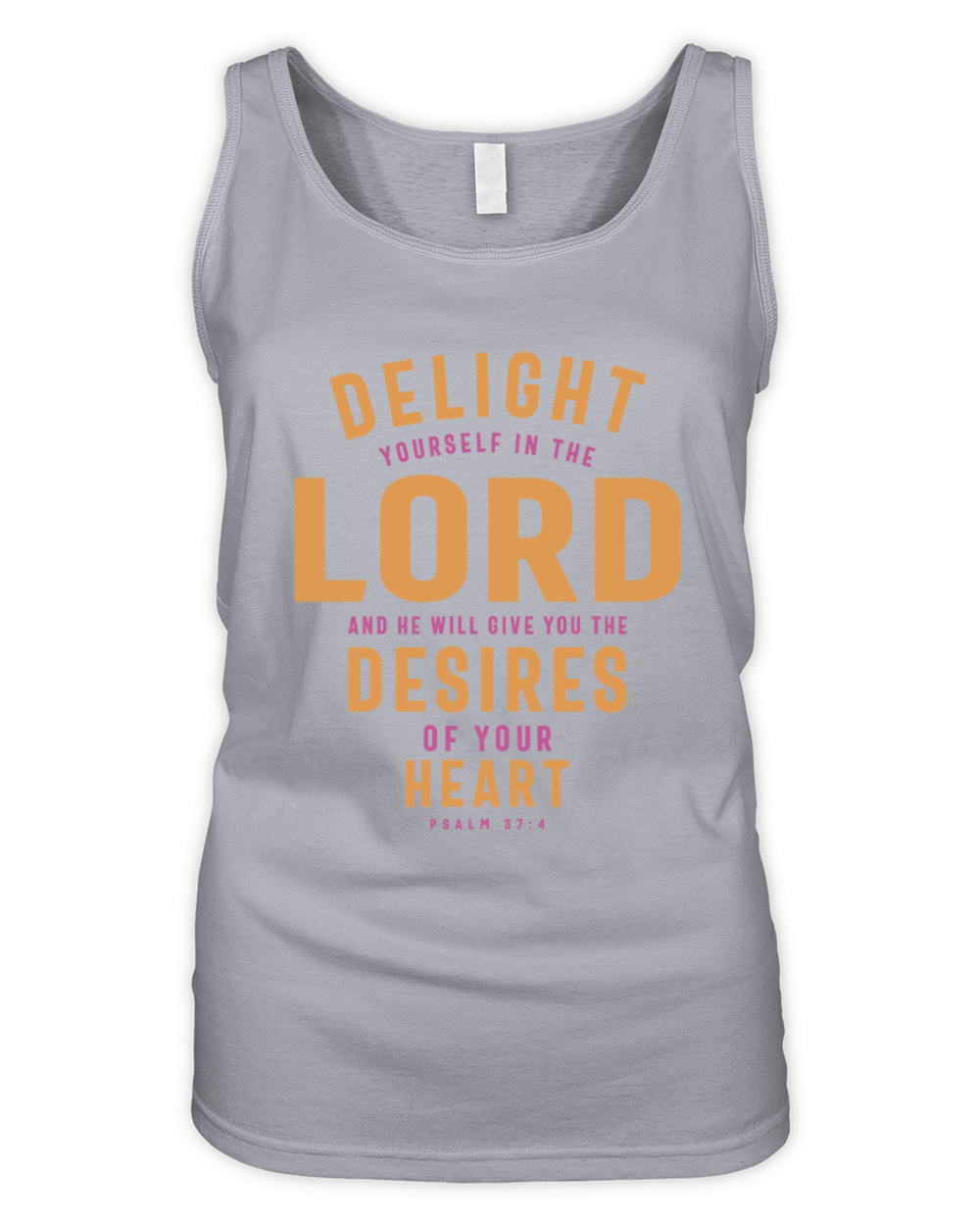 Delight in the Lord - Christian Quote Organic Women's Tank Top