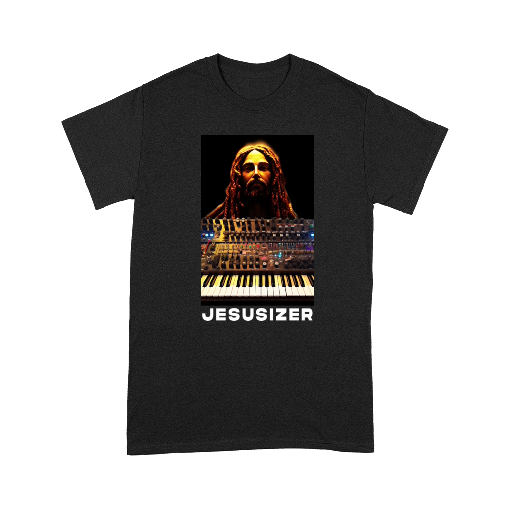 Jesusizer Vintage Jesus Synthesizer Analog Synth Premium T-shirt