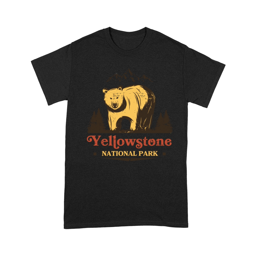 Yellowstone National Park Bear Vintage Premium T-shirt
