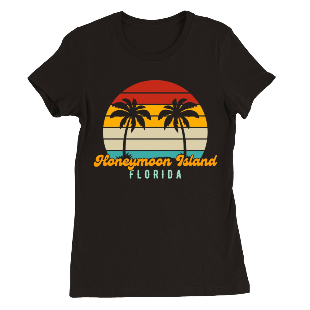 Honeymoon Island Florida Premium Womens Crewneck T-shirt
