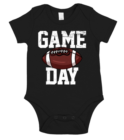Football Player Vintage Gift Short Sleeve Baby One-Piece