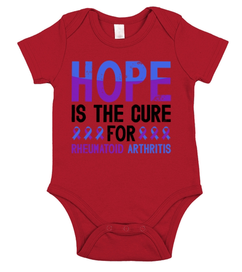 Hope Is The Cure For Rheumatoid Arthritis Short Sleeve Baby One-Piece