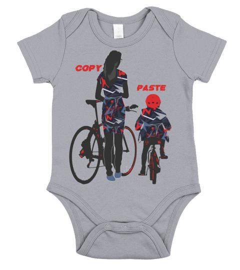 Mothers Day Mom And Daughter Matching Cyclist Short Sleeve Baby One-Piece