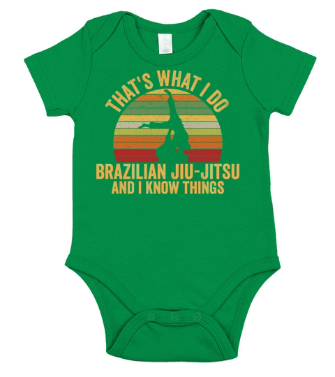 Vintage Brazilian Jiu Jitsu With Funny Quote Great Short Sleeve Baby One-Piece