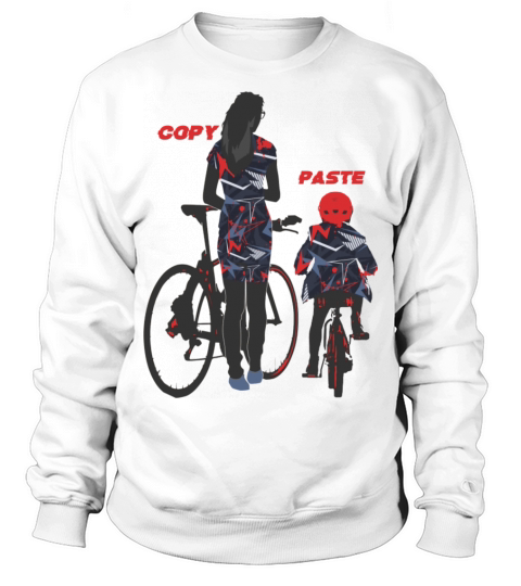 Mothers Day Mom And Daughter Matching Cyclist Sweatshirt Unisex