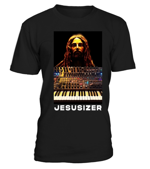 Jesusizer Vintage Jesus Synthesizer Analog Synth T-Shirt Unisex
