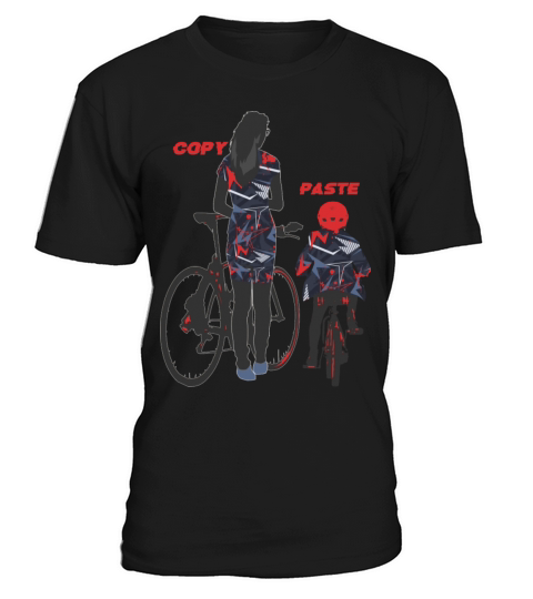 Mothers Day Mom And Daughter Matching Cyclist T-Shirt Unisex