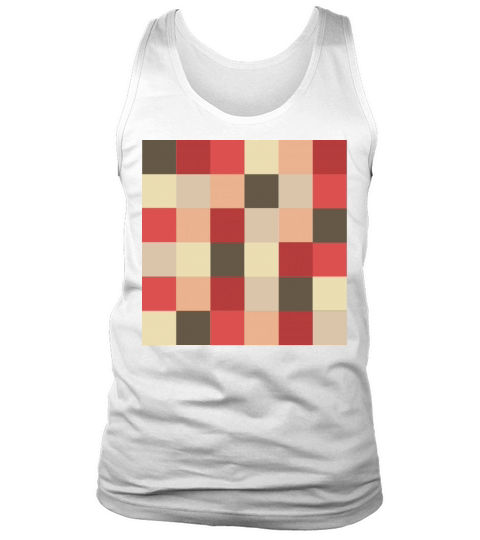 Colorful checker pattern Tank Top Unisex